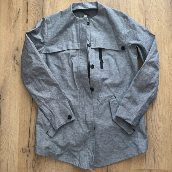 Nike Jackets & Blazers - Nike NSW 3L Chambray Reflective Silver Jacket